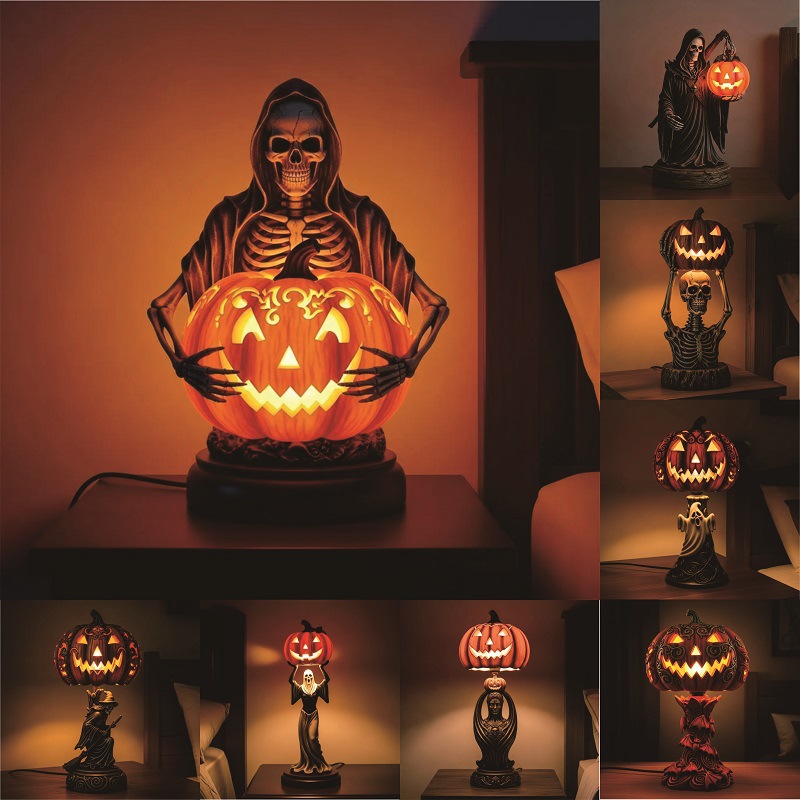 Halloween Horror Themed Pumpkin Lights-HandPrint