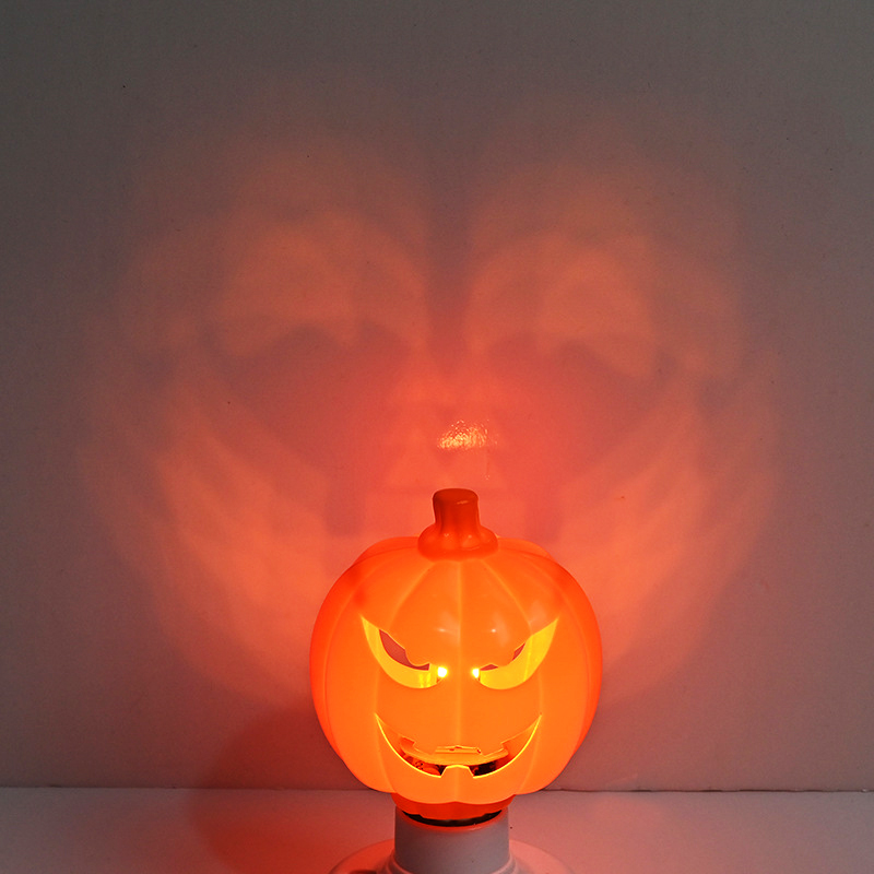 Halloween dynamic projection pumpkin bulb 2 pack-HandPrint