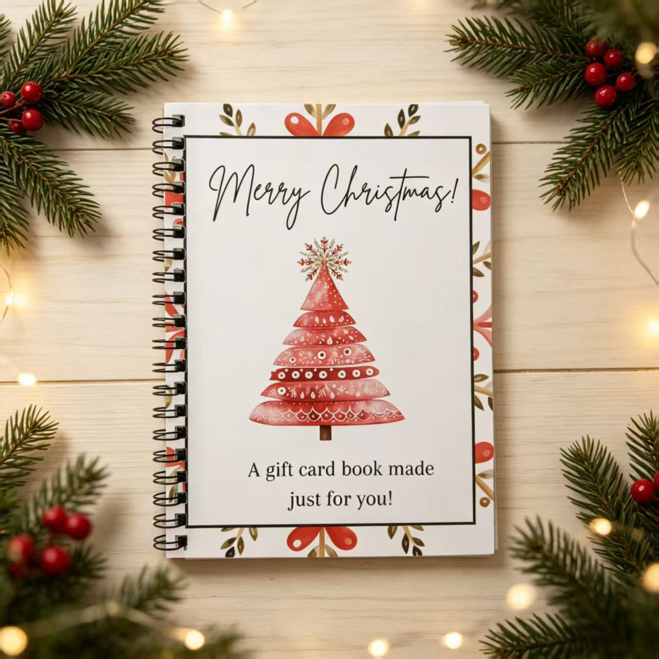 🔥 LIMITED-TIME 50% OFF — Christmas Gift Card Book-HandPrint