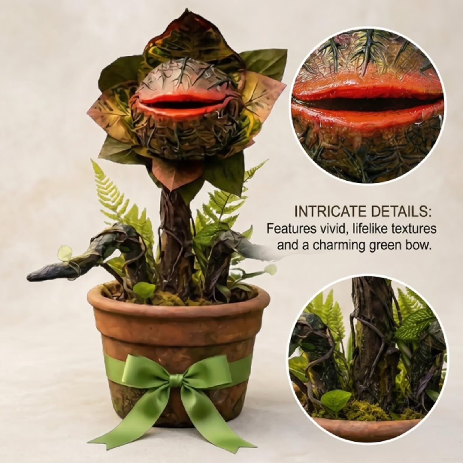 Audrey II / 2 Replica Movie Prop Little Shop of Horrors Halloween Decoration-HandPrint
