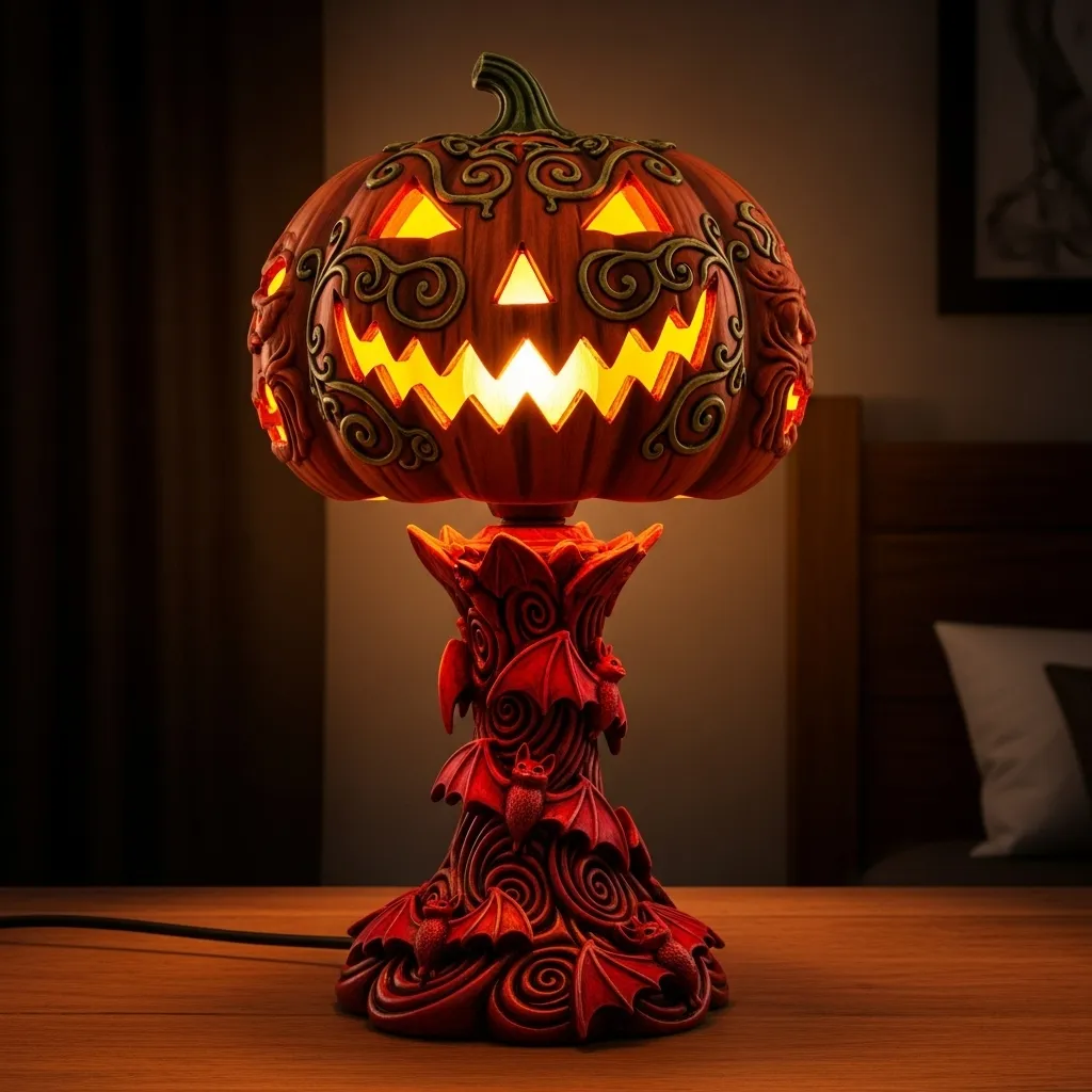 Halloween Horror Themed Pumpkin Lights-HandPrint
