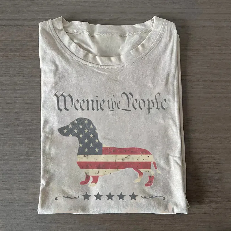 Merica Dog Dachshund T-shirt-NaturexCraft