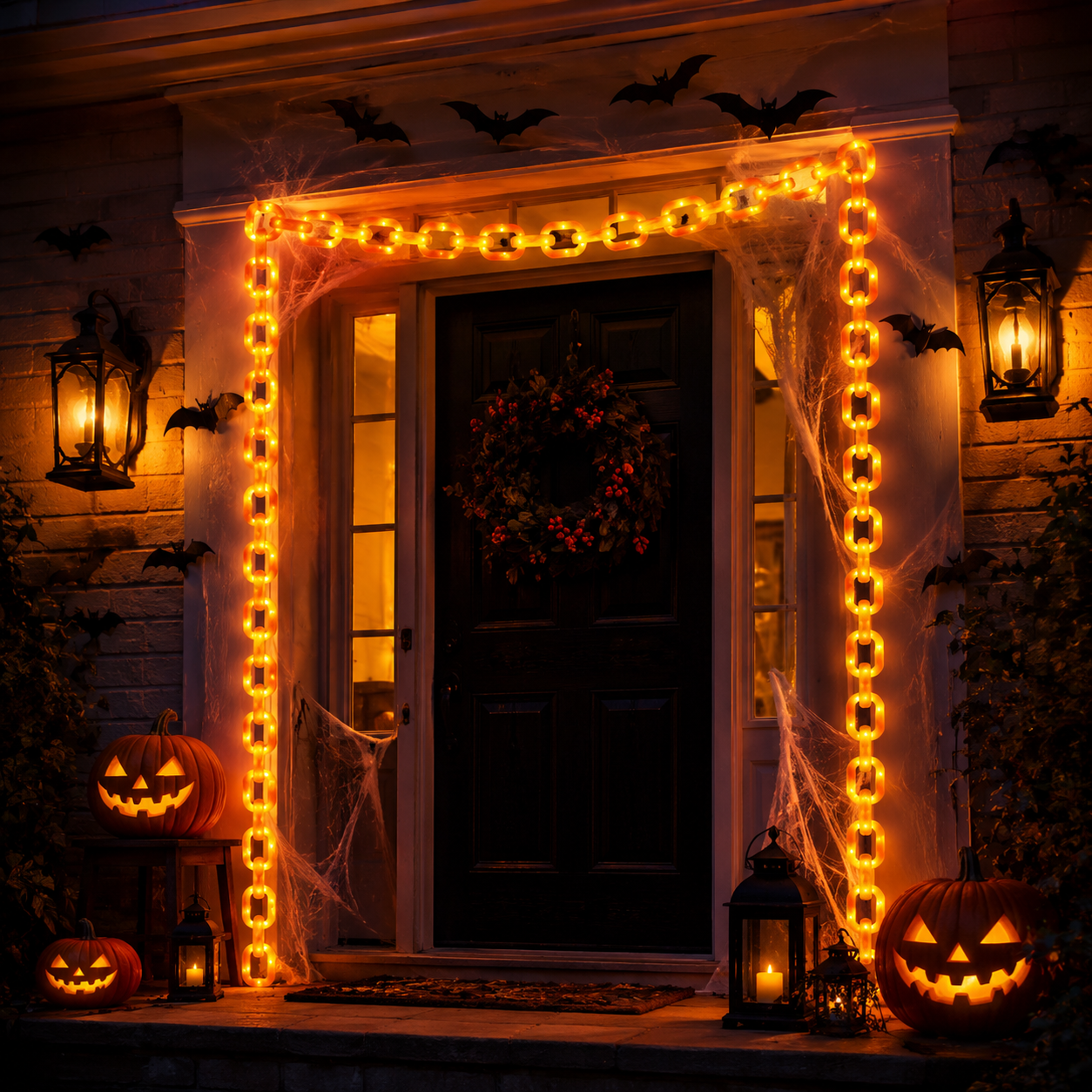 Halloween LED Chain Garland-HandPrint