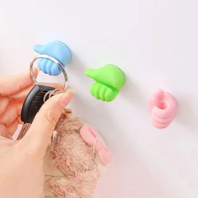 (🌲Early Christmas Sale - 49% OFF) Creative Thumbs Up Shape Wall Hook-HandPrint
