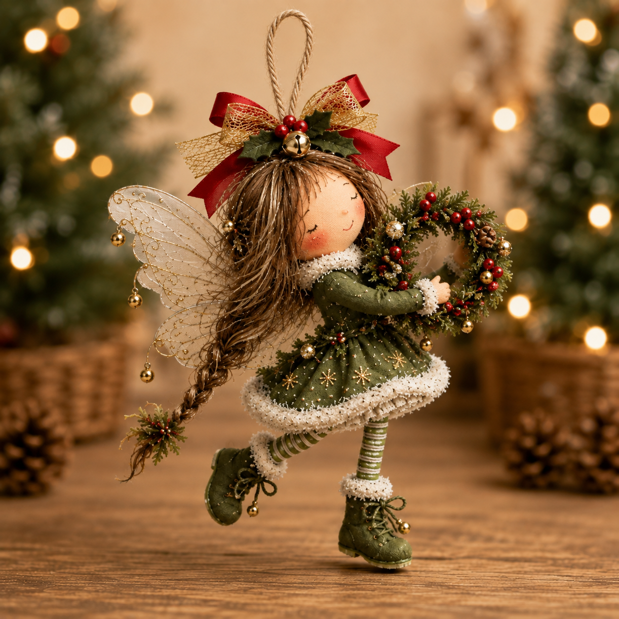 Enchanted Christmas Fairy Ornament Collection-HandPrint