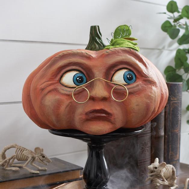 Expressive Pumpkin Garden Decoration Indoor Decorations-HandPrint