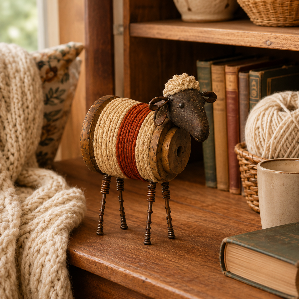 Vintage Tool Animal Folk Art Sculpture Collection-HandPrint
