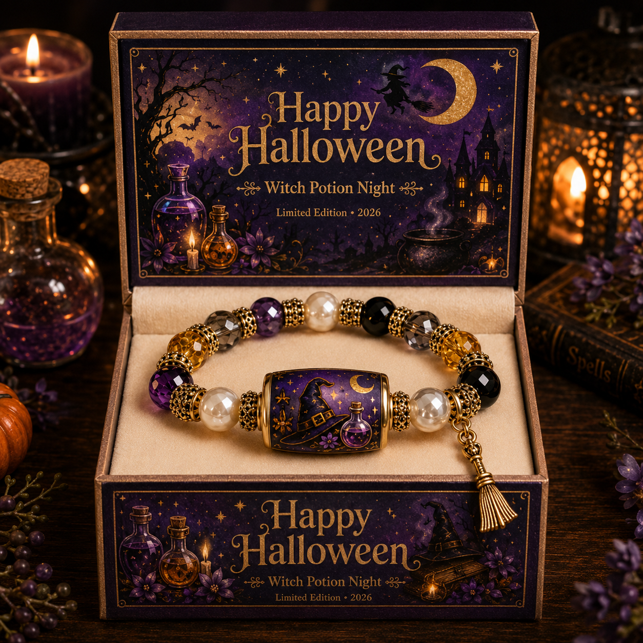 2026 Limited Edition Halloween Story Bracelet-HandPrint