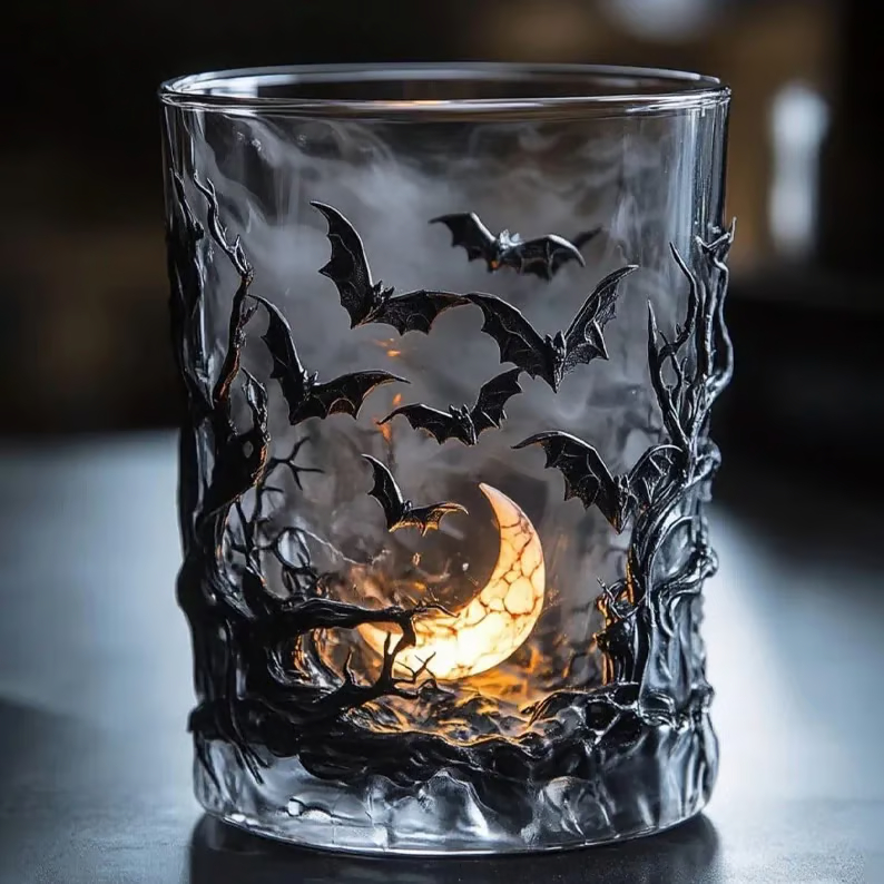 Halloween Early Bird Special Sale 49% OFF - Halloween Bat Moon Cup-HandPrint