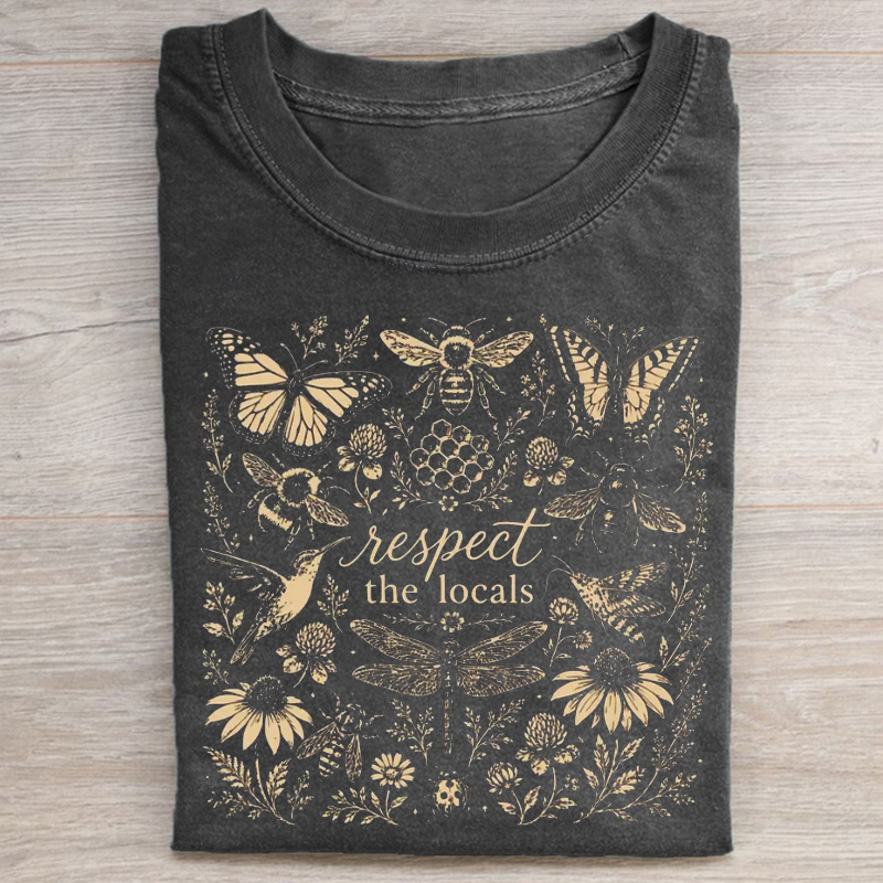 Respect The Locals T-shirt-NaturexCraft