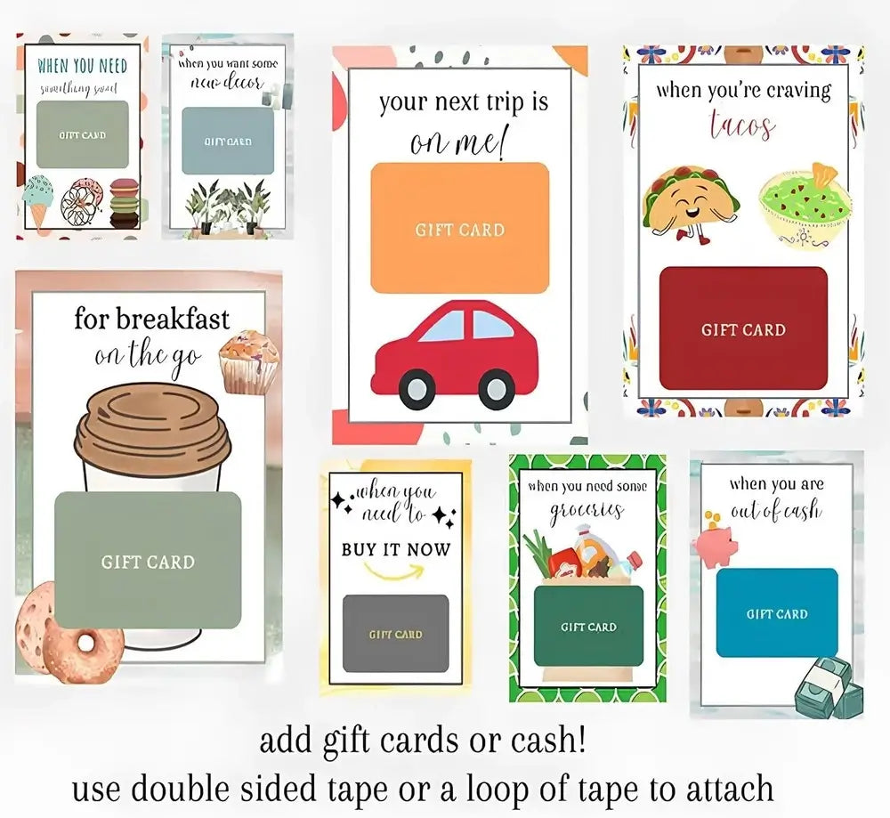 Christmas Gift Card Book – DIY Spiral-Bound Christmas Gift Card Holder Book-HandPrint