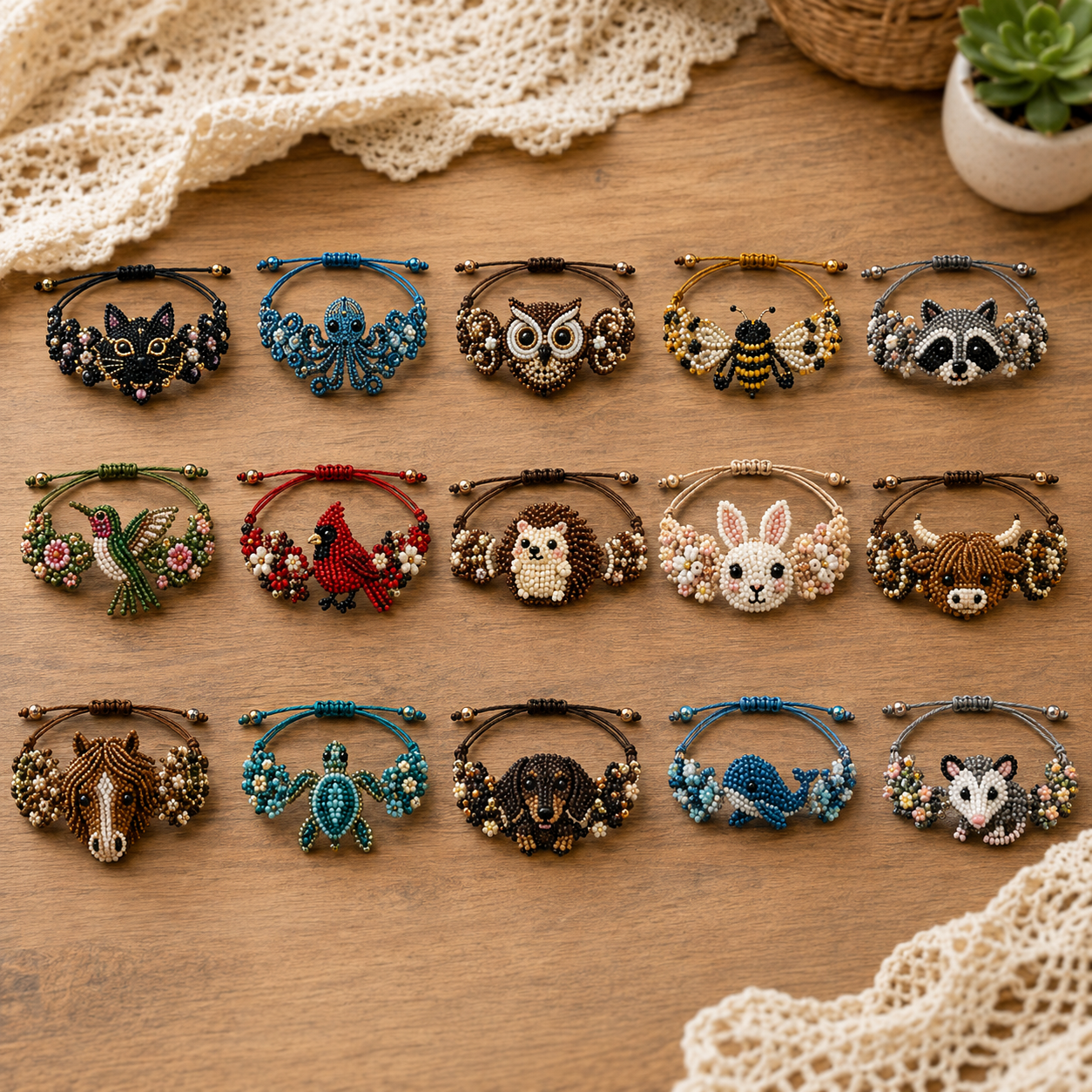 DIY Christmas Beaded Bracelet Collection™ – Handmade Holiday Bracelet Kits-HandPrint
