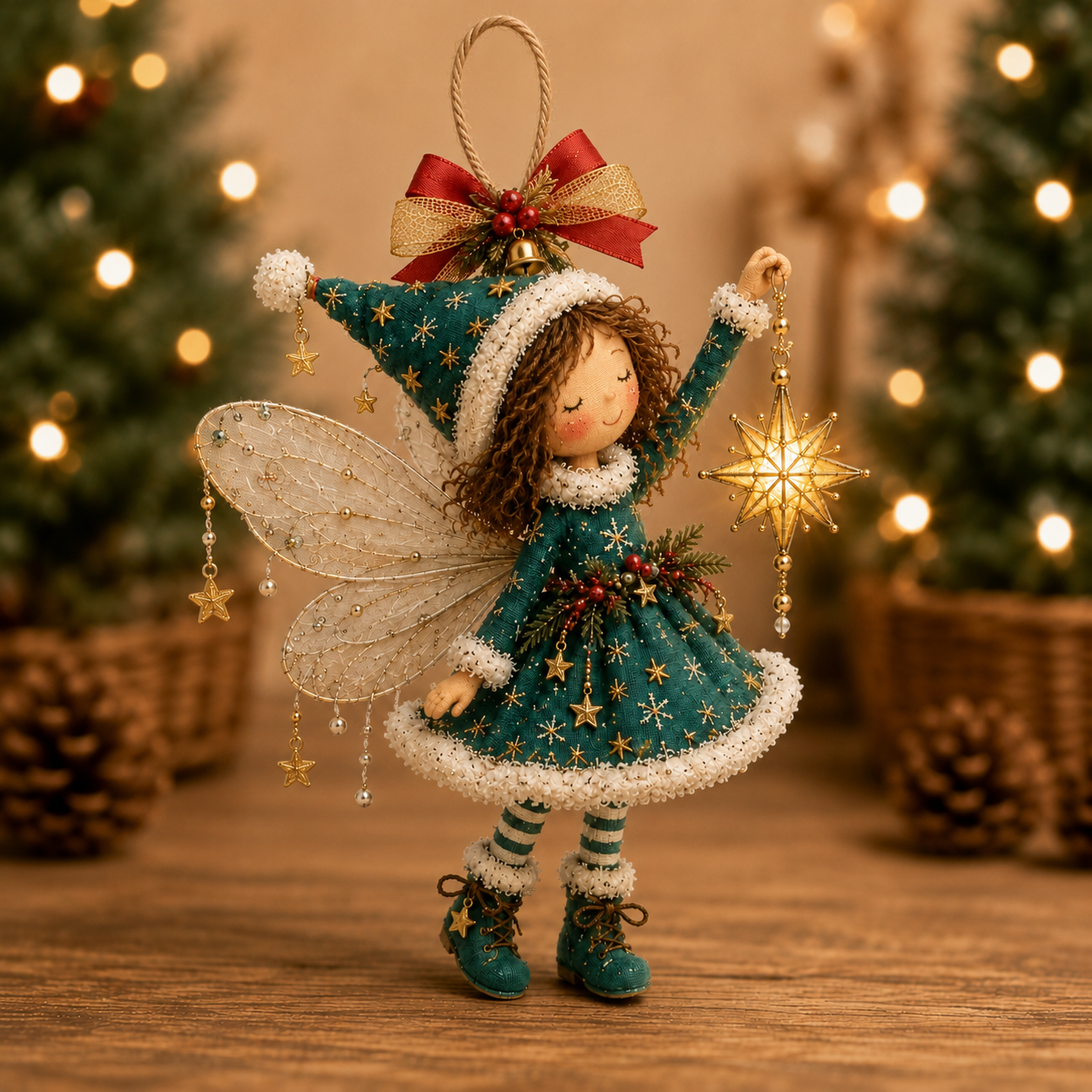 Enchanted Christmas Fairy Ornament Collection-HandPrint