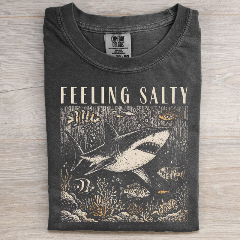 Feeling Salty T-shirt-NaturexCraft
