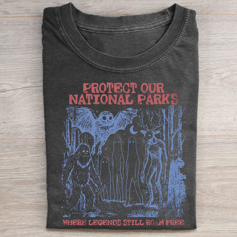 Cryptid National Parks T-shirt-NaturexCraft