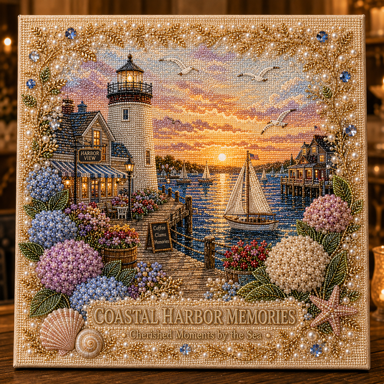 ✨ Pearl Art DIY Kit – American Memories Collection-HandPrint