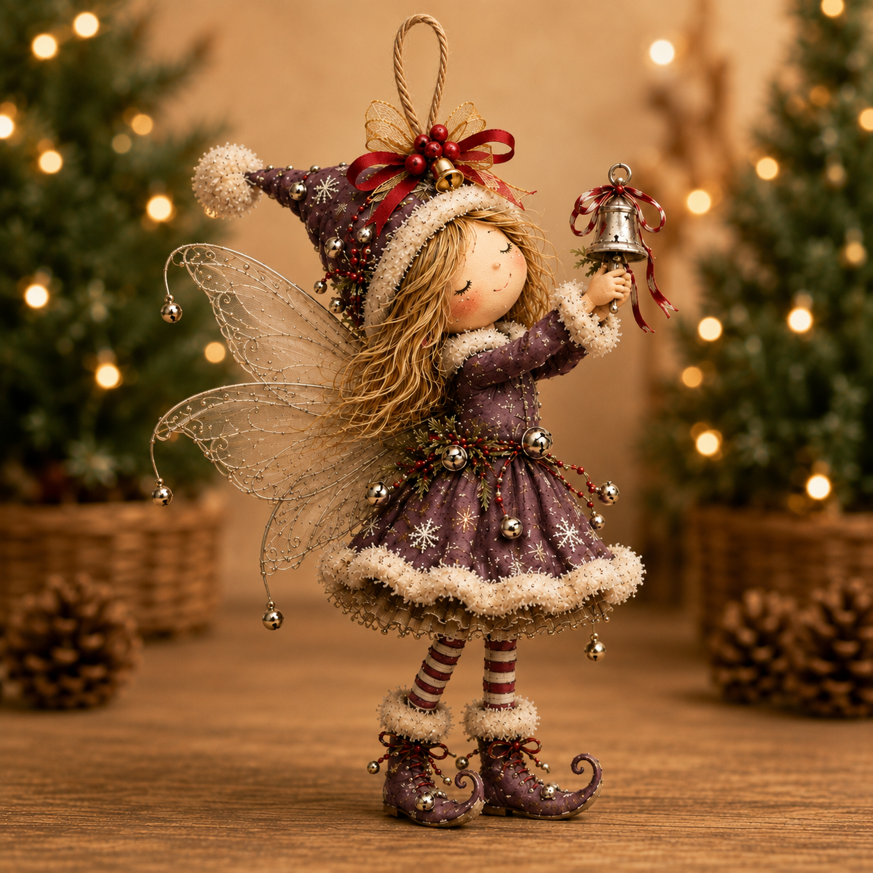 Enchanted Christmas Fairy Ornament Collection-HandPrint
