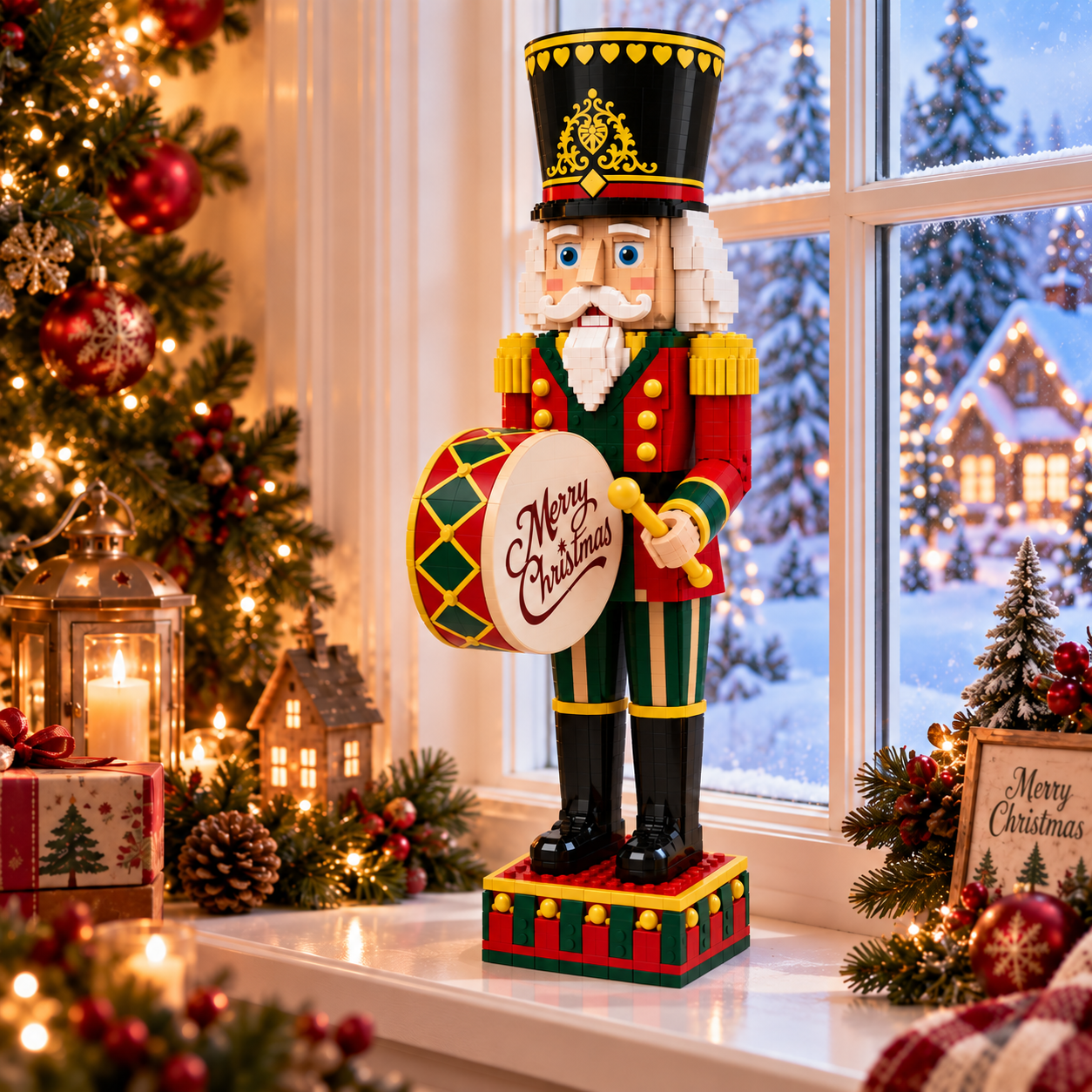 2026 Christmas Nutcracker Drummer Building Set 🎄