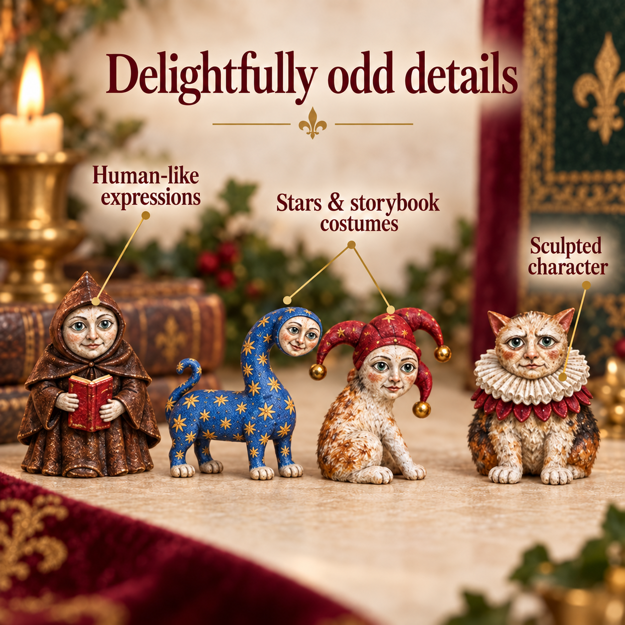 🐈🏰 24 Days of Ugly Medieval Cats – Hilariously Weird Cat Advent Calendar 2026-HandPrint