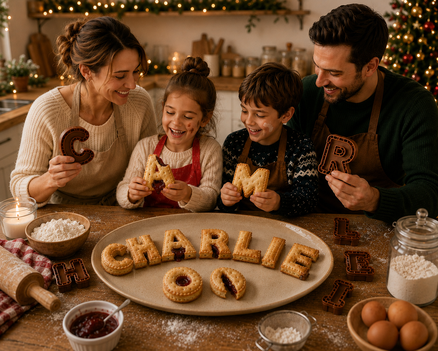 ⏳ Last Day 49% OFF –🎄A–Z Alphabet Mini Pie Mold Collection | 26 Reusable Letter Molds for Spelling Names, Learning Through Play & Making Filled Mini Pies🥧✨-HandPrint