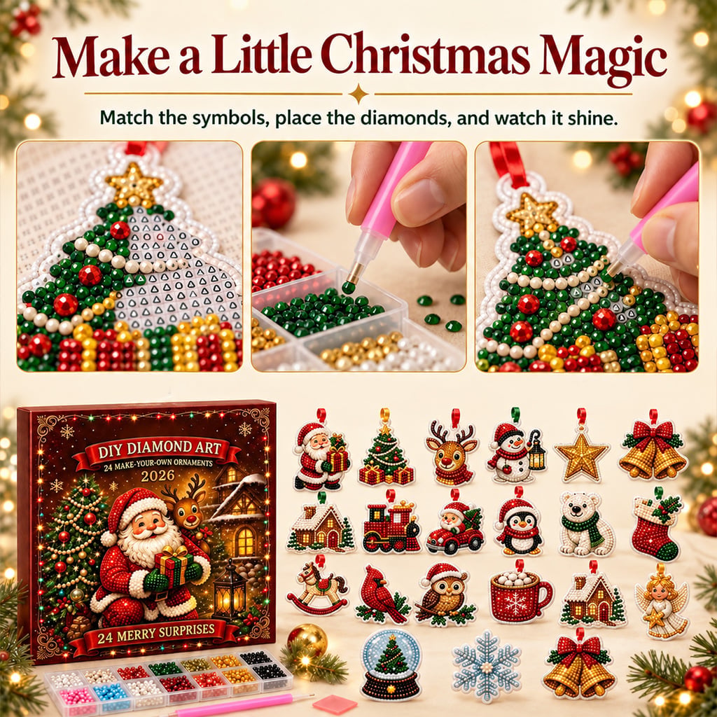 🎄24 Christmas Ornaments To Make & Hang-HandPrint