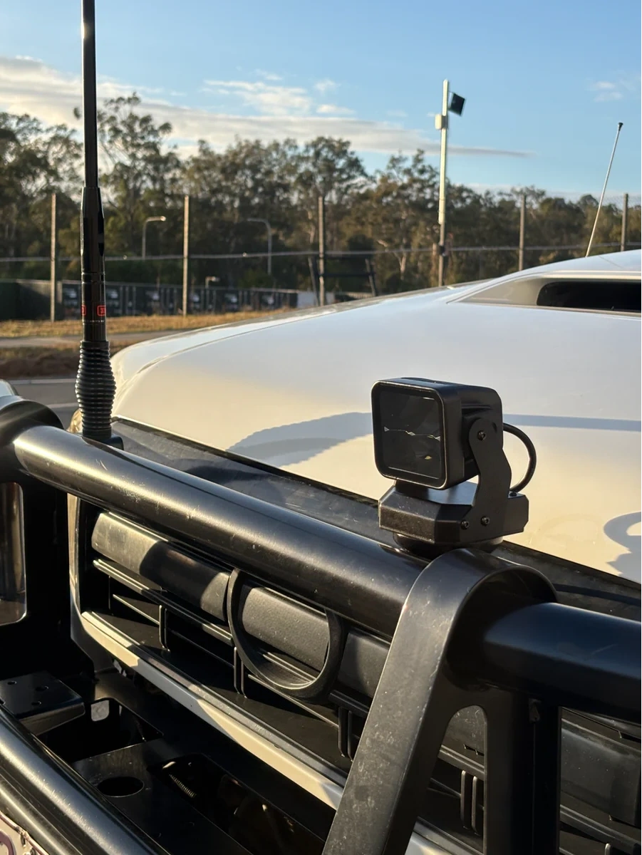 Remote Control Rotating LED Spotlight-360° Heavy-Duty Search Light for Vehicles & Marine Use-HandPrint