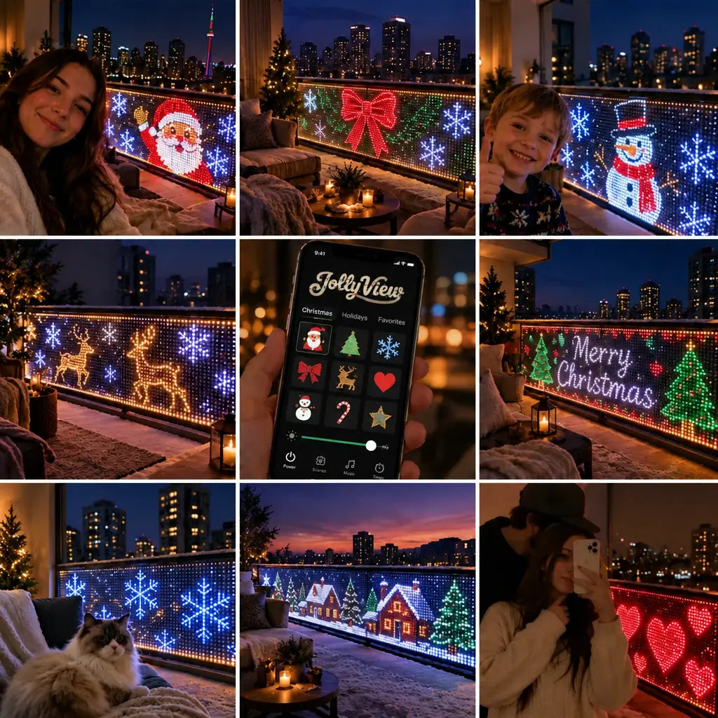 Christmas Balcony Lights-HandPrint