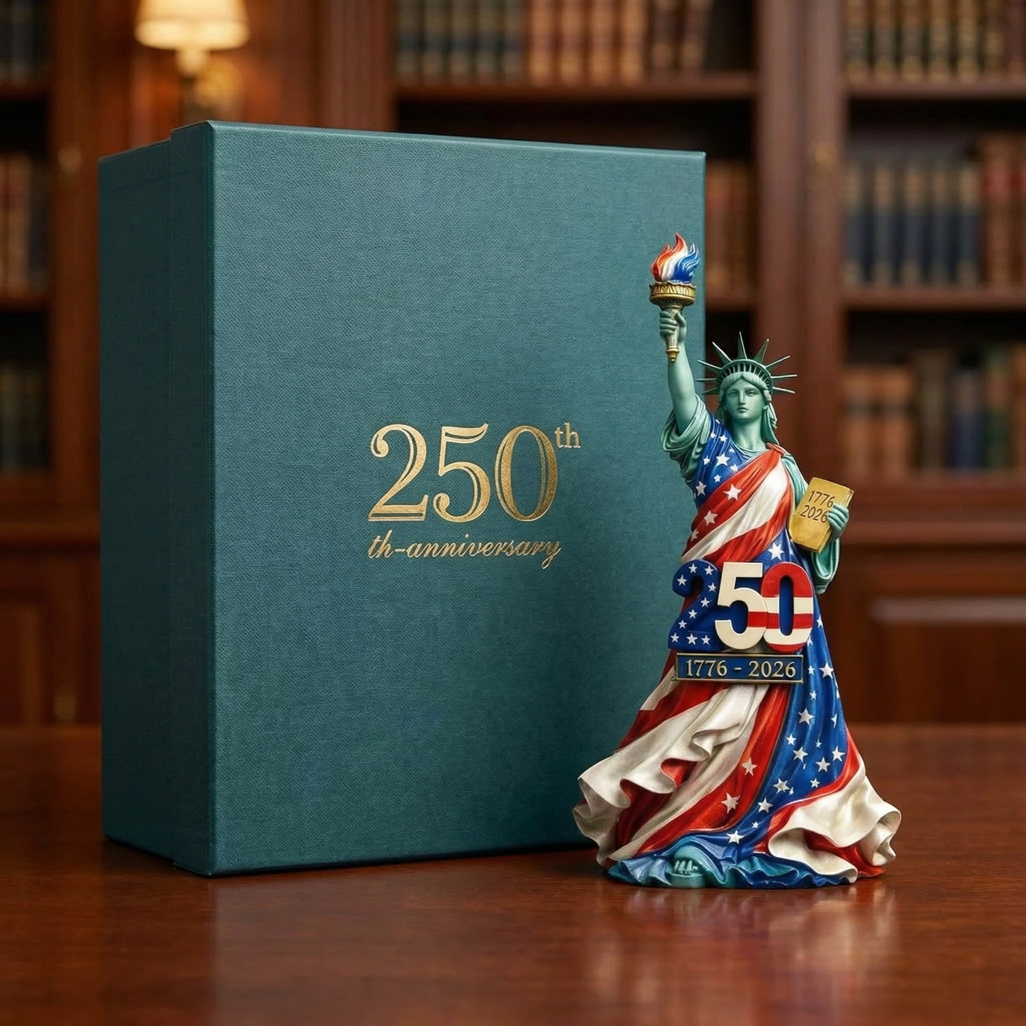 The Statue of Liberty - 250th Anniversary United States of America Ornament 1776-2026