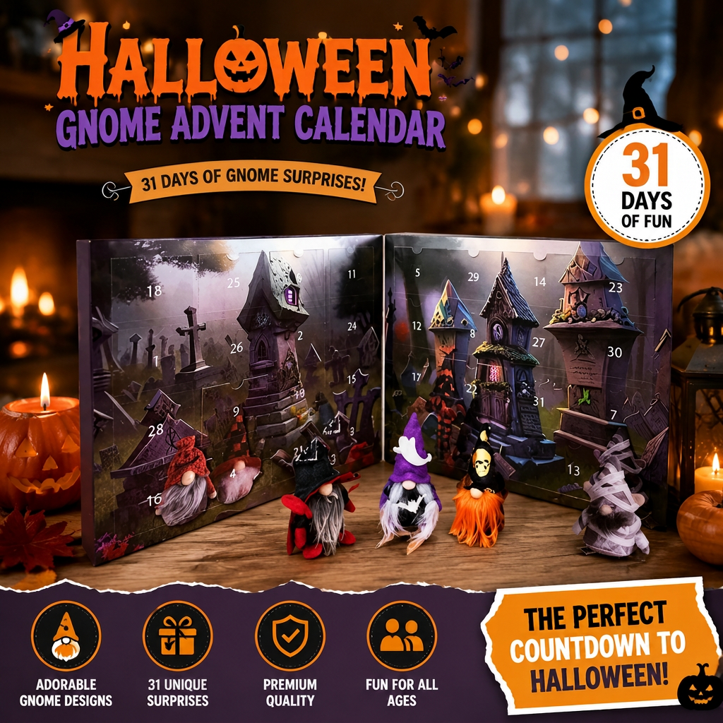 🎅2026 Christmas Gnome Advent Calendar-HandPrint