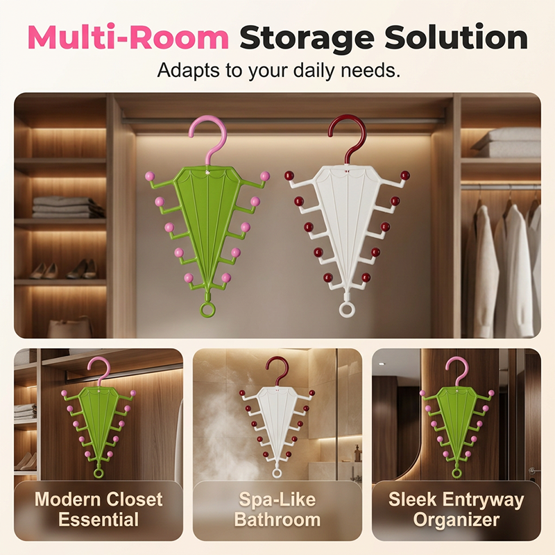 🥳2026 HOT SALE🥳Multi-Functional V-Shaped Double Sided Hanger Storage Rack-HandPrint