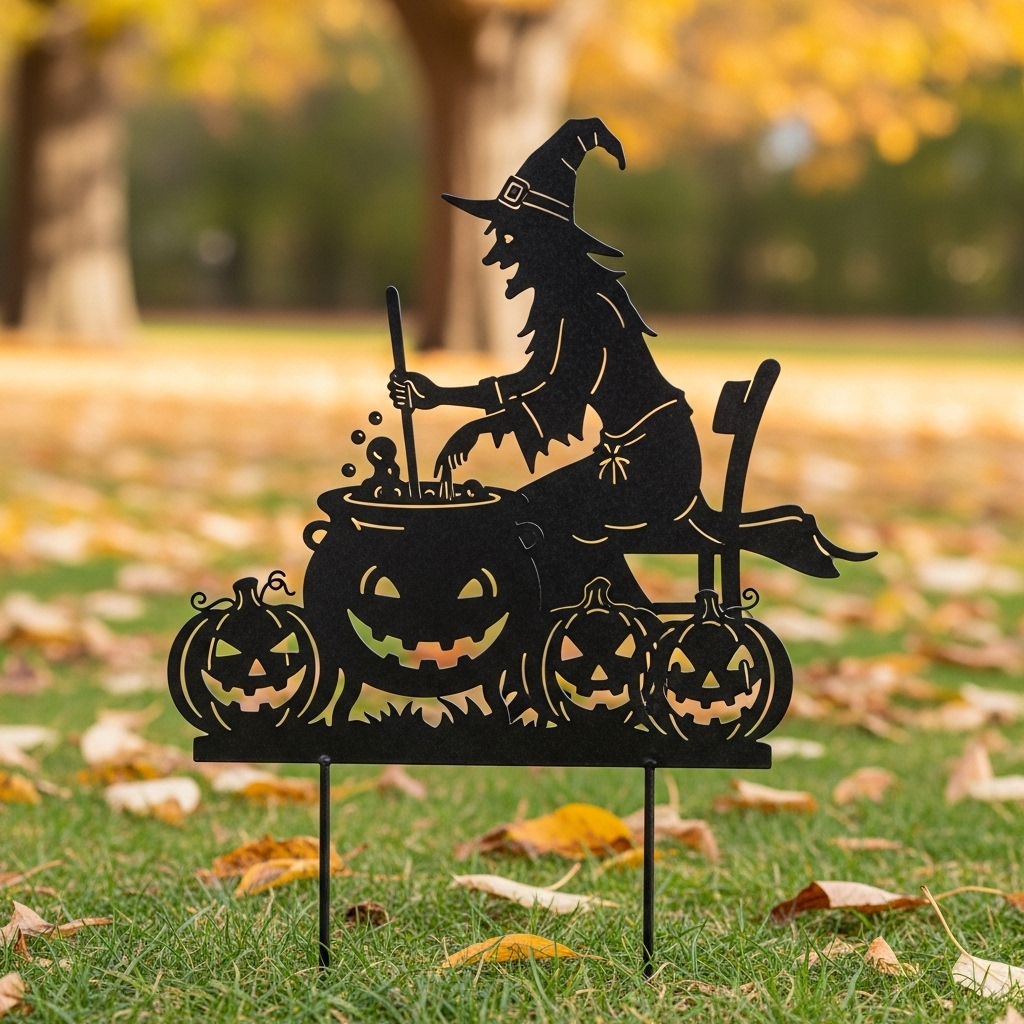 Witch Garden Stake-HandPrint