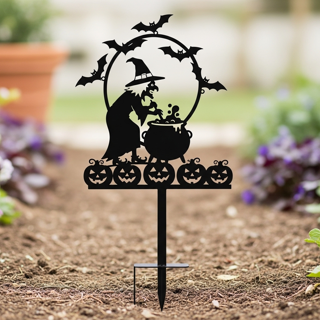 Witch Garden Stake-HandPrint