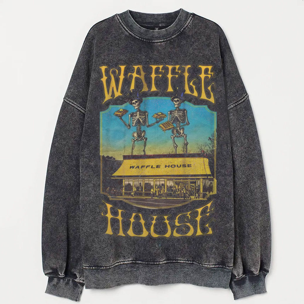 Waffle House Grateful Dead Lot Sweatshirt/T-shirt-NaturexCraft