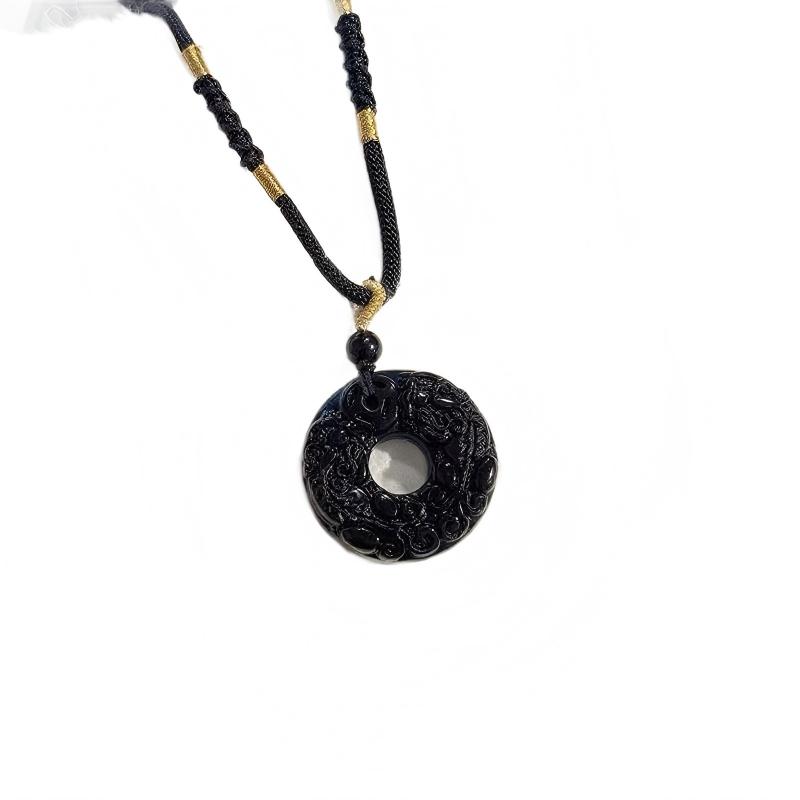 Obsidian Pixiu Safety Buckle Pendant
