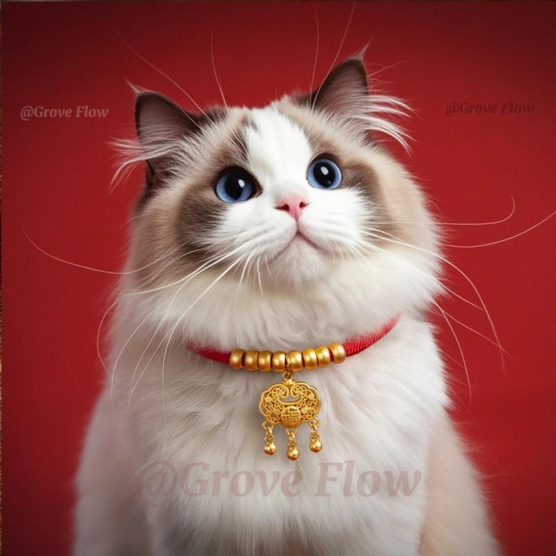 Blessed Peace Lock Pet Collar