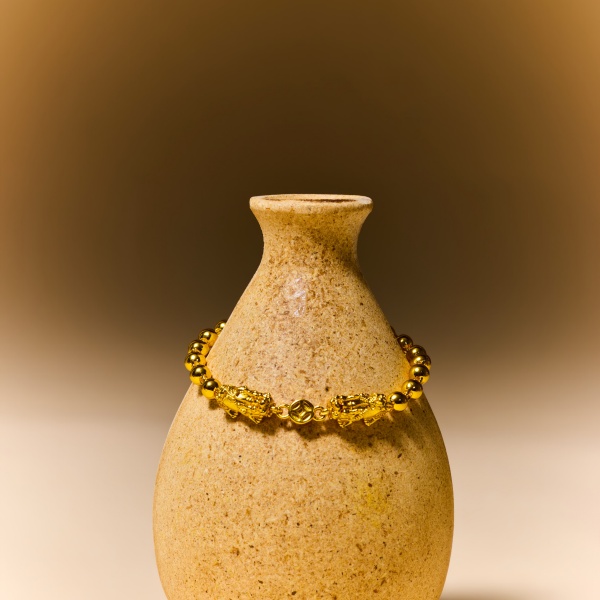 Sand Gold Pi Xiu Bracelet