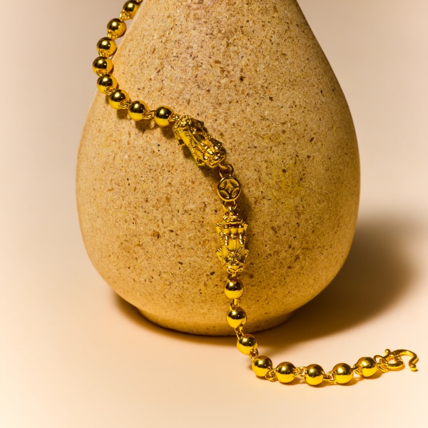 Sand Gold Pi Xiu Bracelet