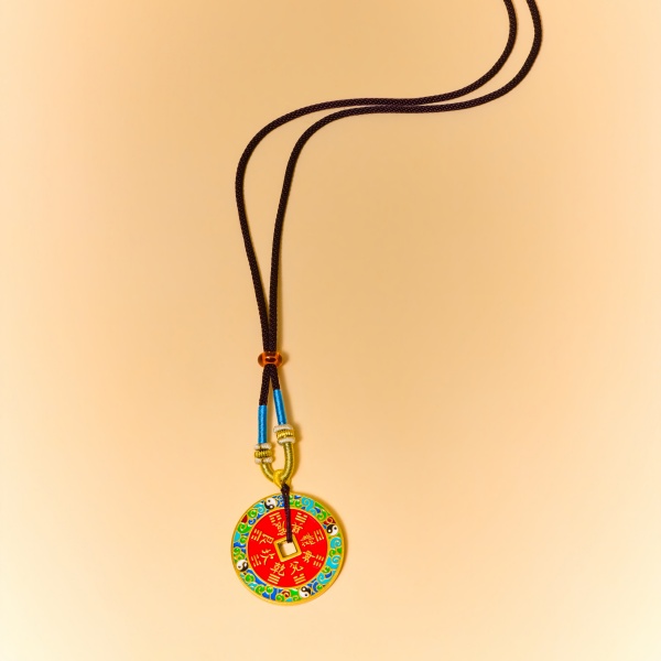 Dragon Soaring Across the Four Seas Mountain Spirit Flower Money Pendant 