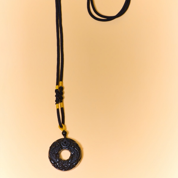 Obsidian Pixiu Safety Buckle Pendant