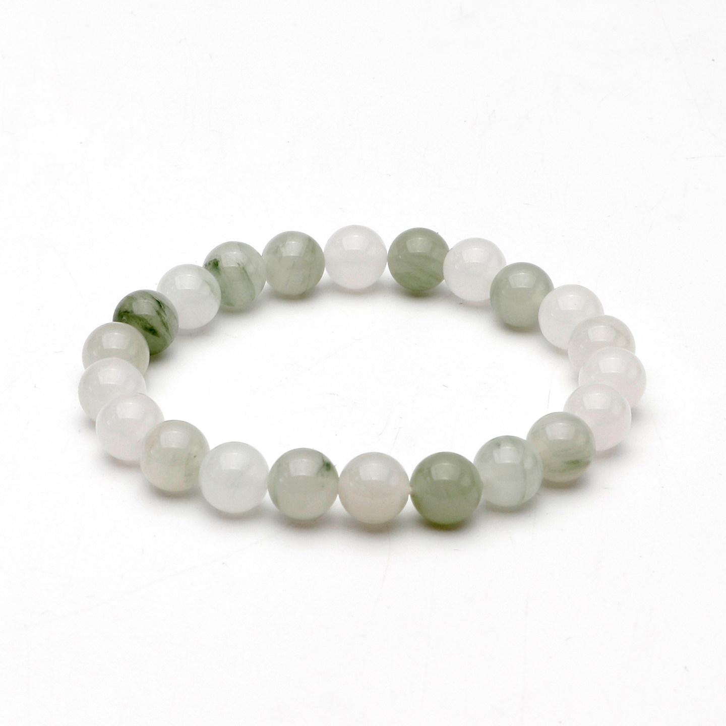 Natural Tianshan Jade Wood Element Boost Bracelet 