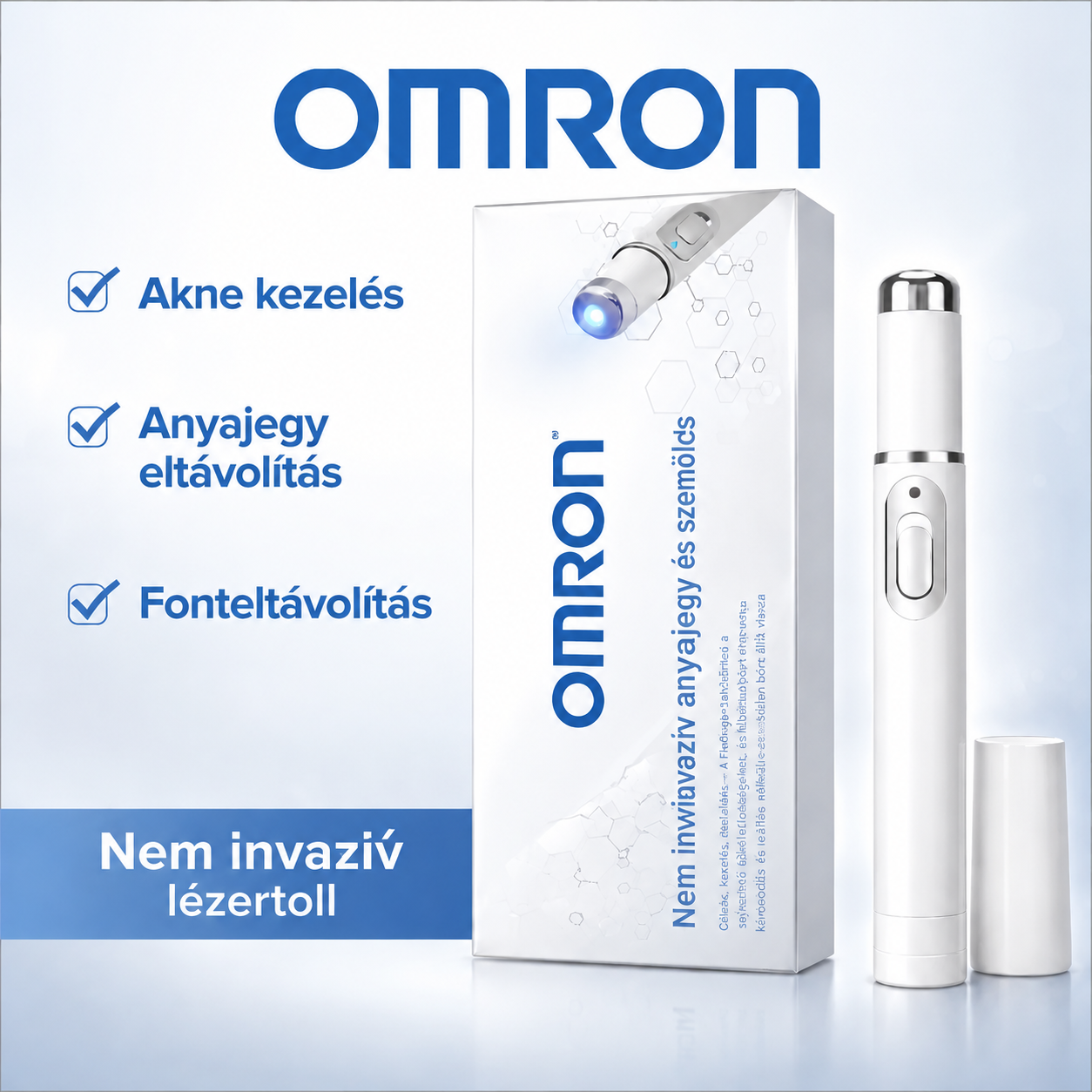Omron® non-invazív anyajegy- és szemölcseltávolító lézertoll✨