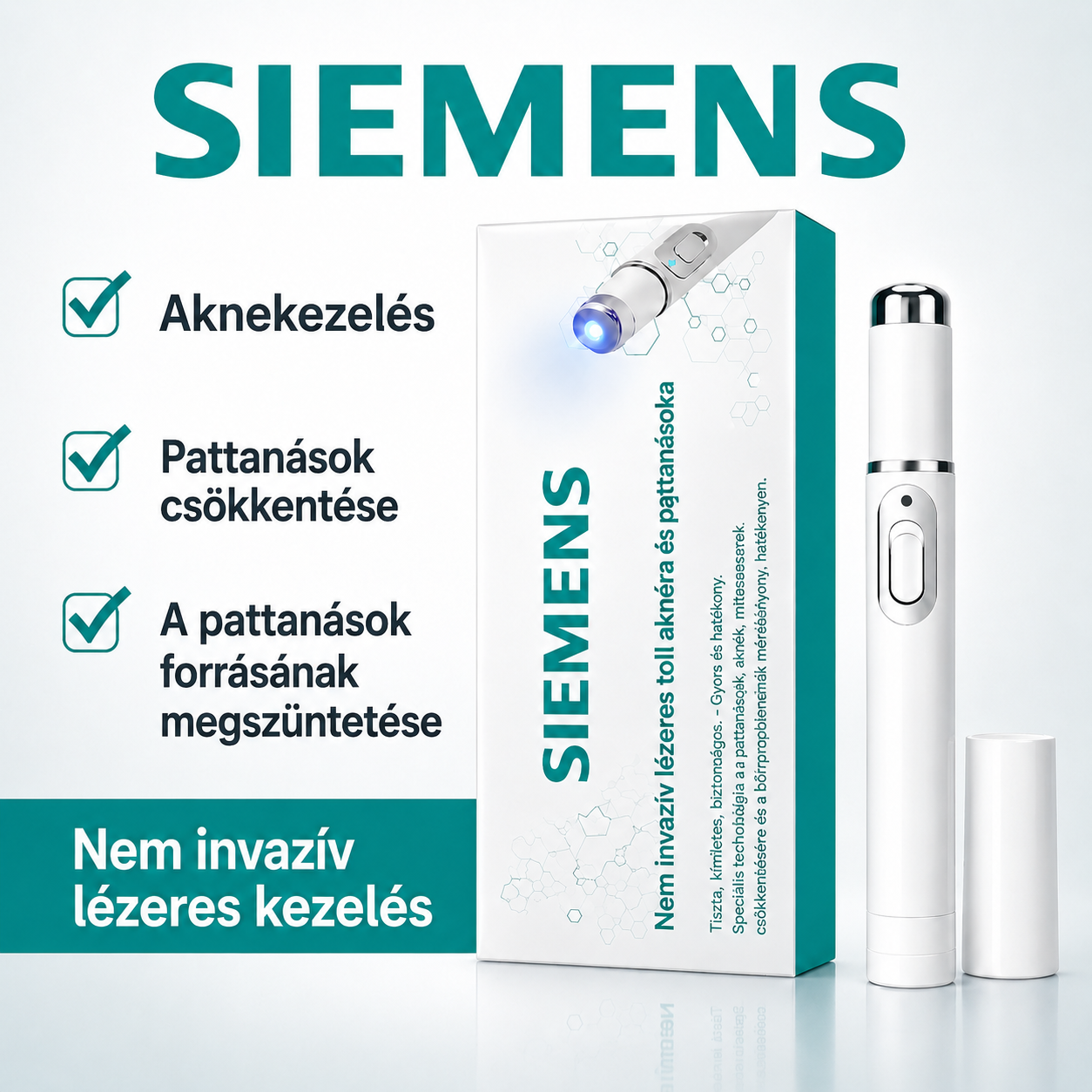 Siemens™ non-invazív lézeres toll anyajegyek és szemölcsök eltávolítására