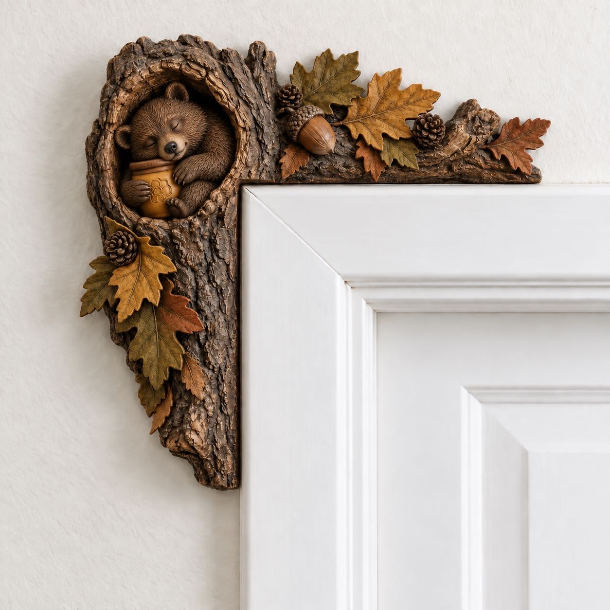 🎄✨ Cozy Christmas Woodland Door Frame Decor
