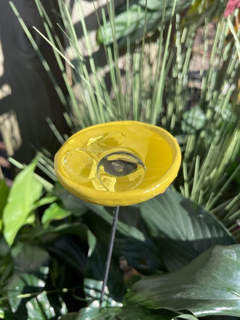 Handmade Bee Watering Station, Butterfly Puddler, Hummingbird Drinking Cups