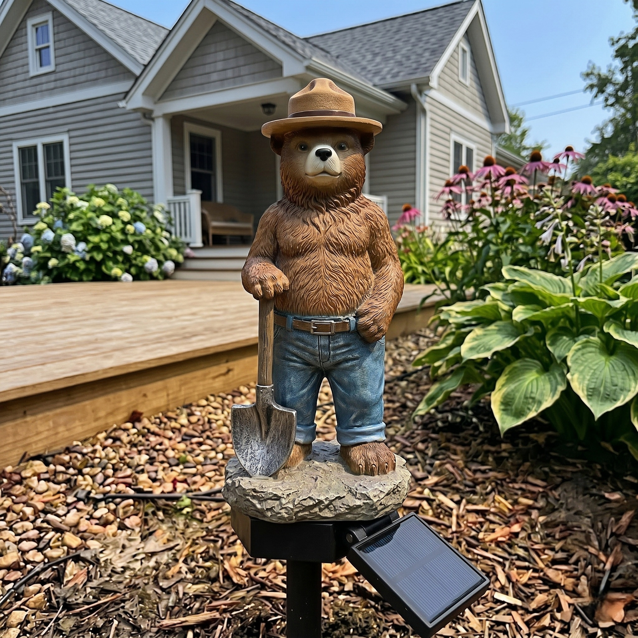 Smokey Bear Solar Garden Light