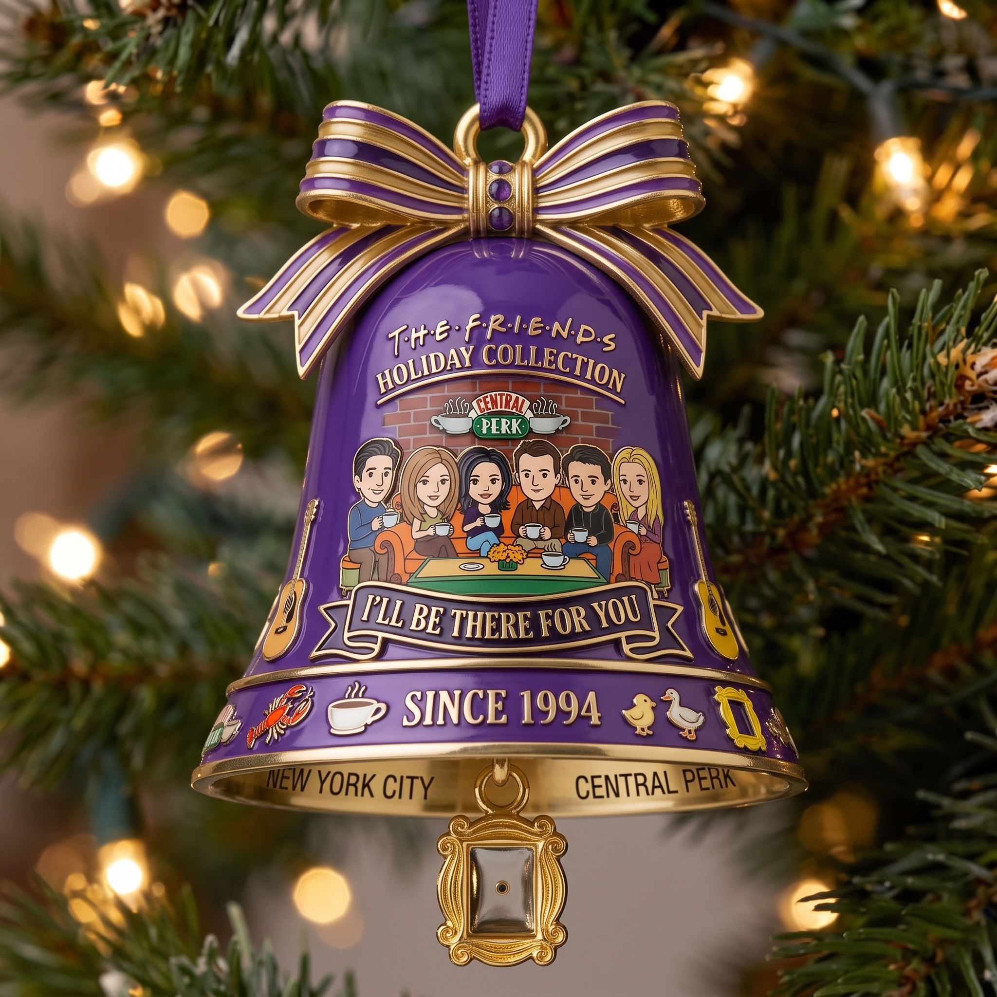 Friends Central Perk Bell Ornament