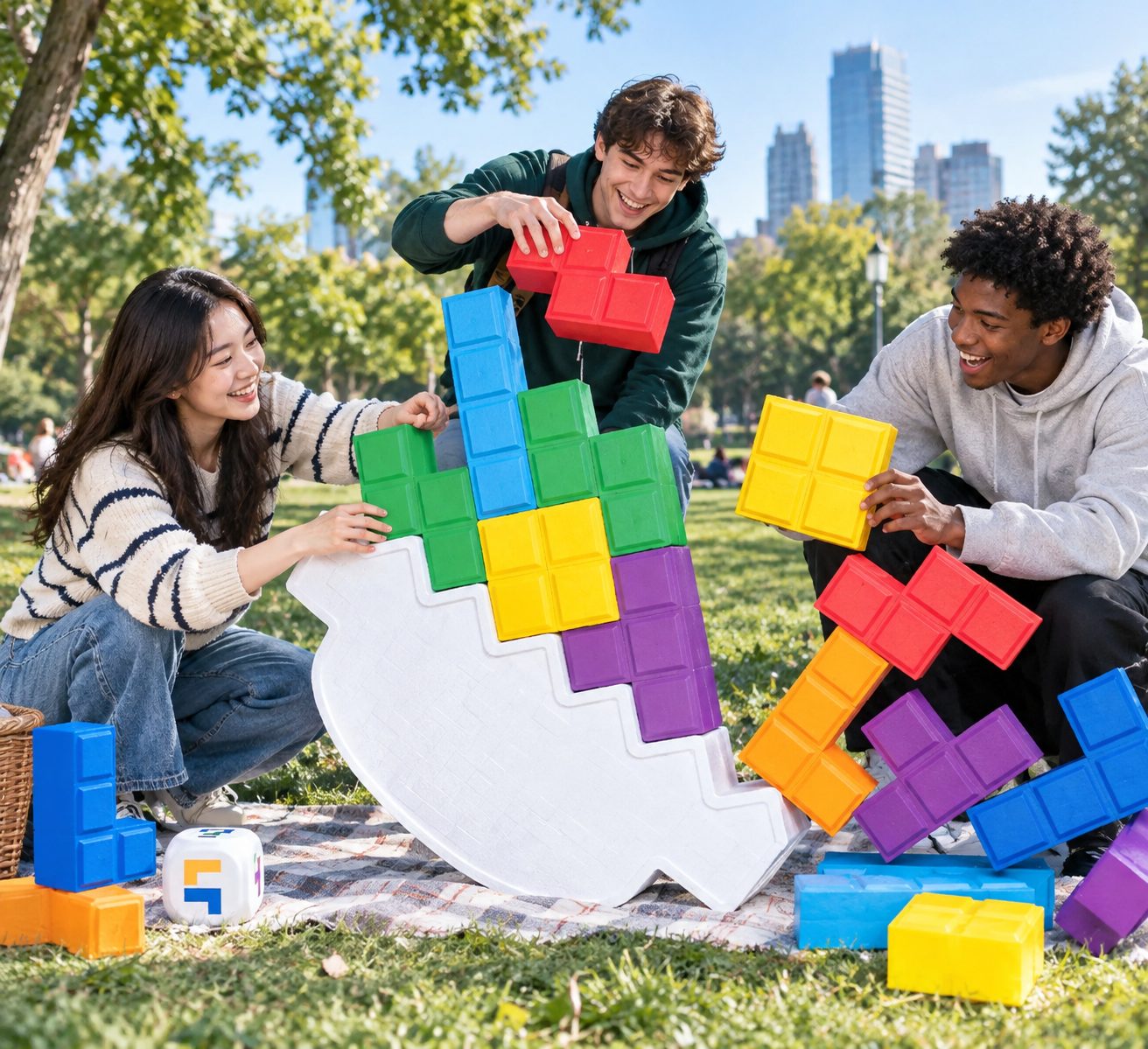 XL Dynamic Stacking Tower Game – Giant Balance & Stacking Challenge