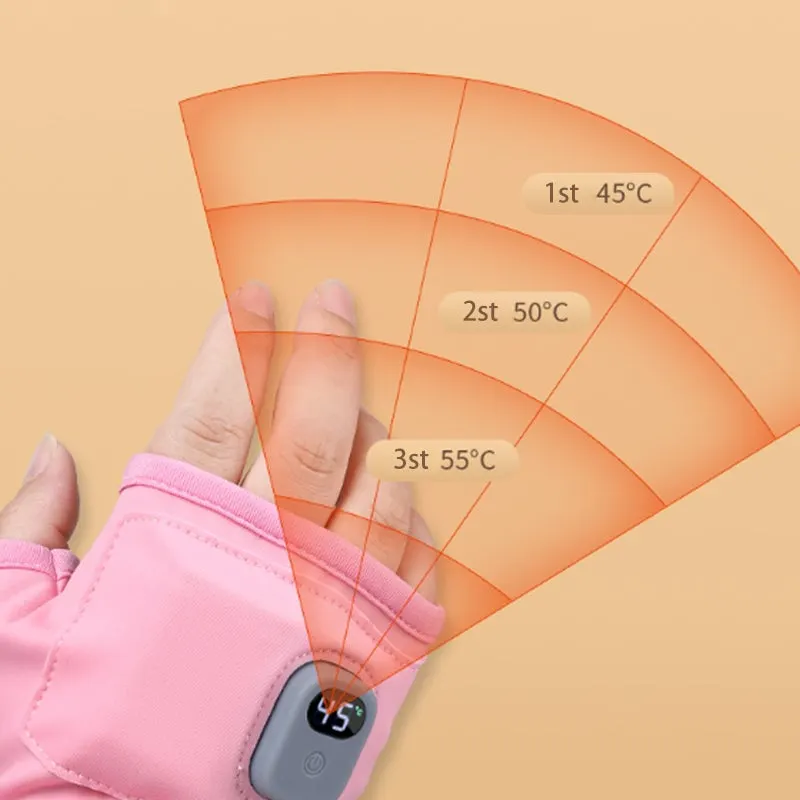 (🌲Early Christmas Sale- 49% OFF) USB Adjustable heating gloves with digital display