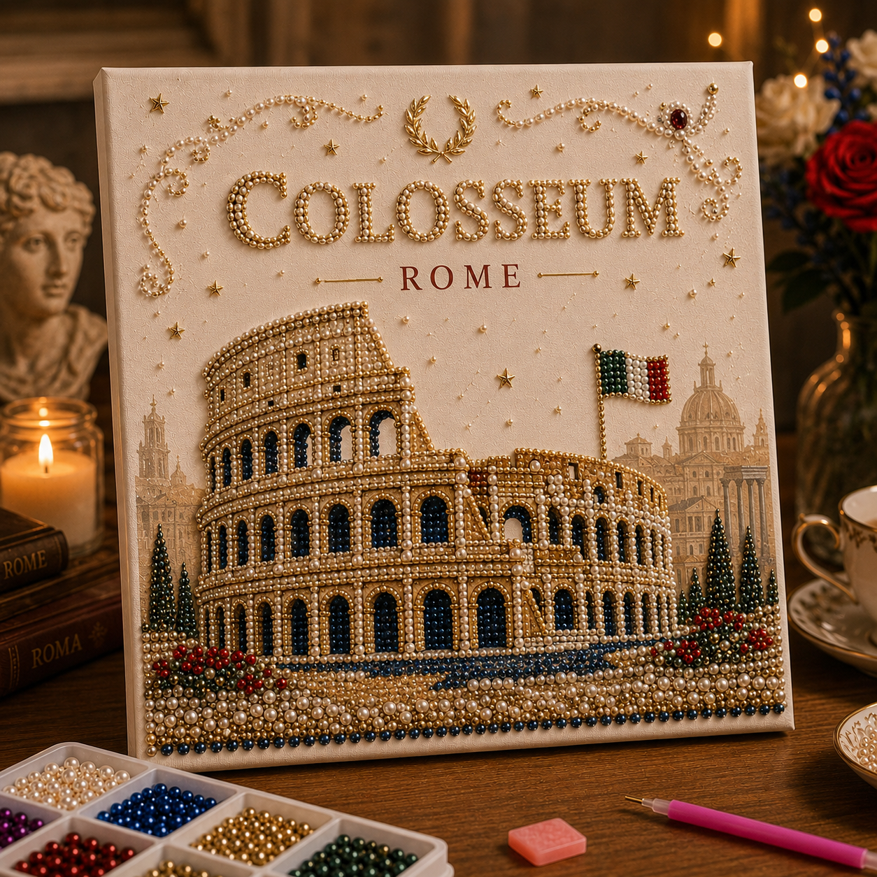 🌍 World Landmark DIY Bead Art Kit