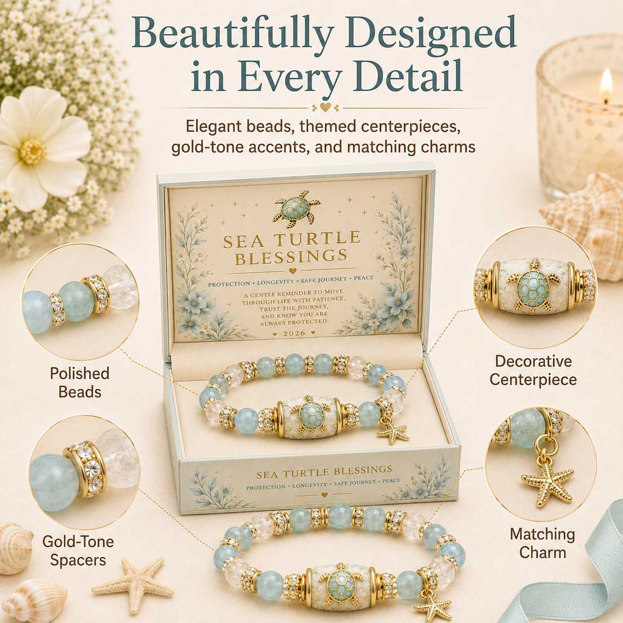 2026 Meaningful Gift Bracelet Collection Faith Hope Healing Love Remembrance Protection Peace Joy
